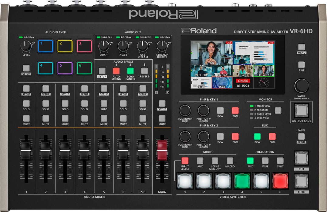 Roland VR-6HD Streaming AV Mixer