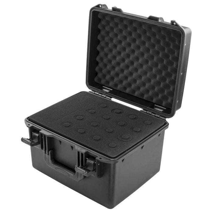 Odyssey Molded Microphone Case for 16 Handheld Microphones