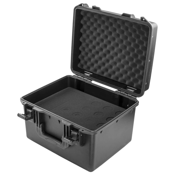 Odyssey Molded Microphone Case for 16 Handheld Microphones