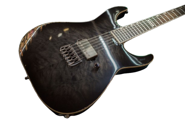 ESP E-II M-I NT QM, See-through Black Sunburst