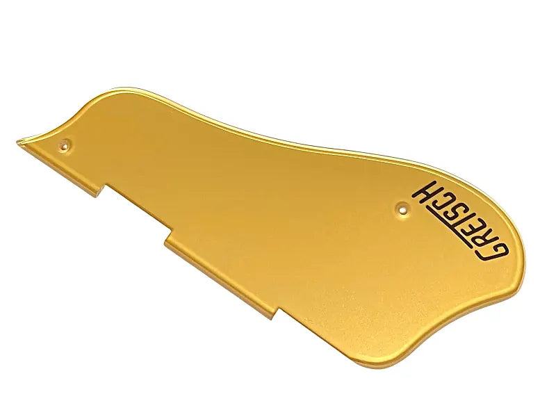 Gretsch Pickguard, G6196-VS, Vintage Thickness, Gold w/ Black Logo