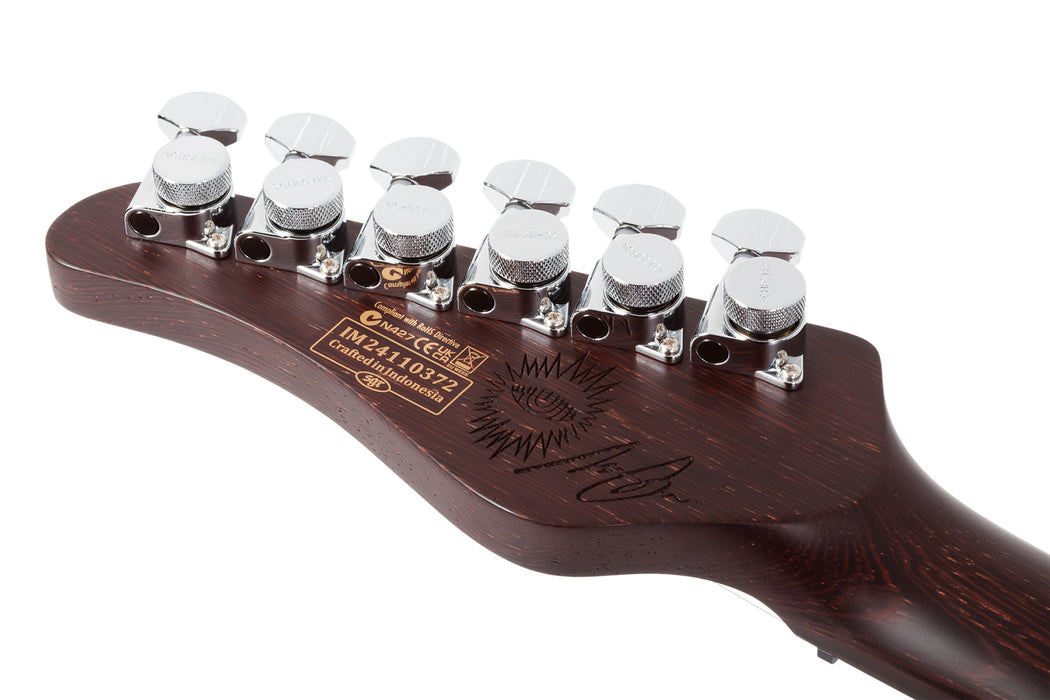 Schecter Nick Johnston Traditional 10th Anniversary HSS Electric Guitar, Atomic Violet