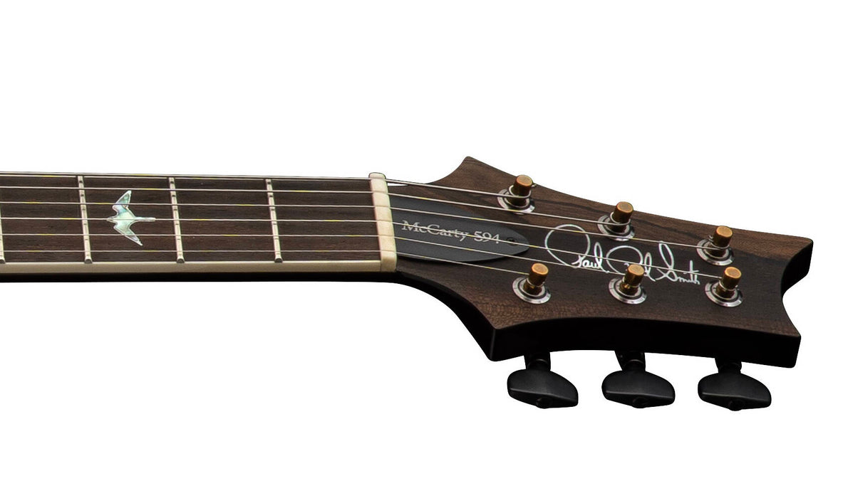 PRS McCarty 594 Mango Top Limited Edition Electric Guitar w/Hardshell Case, Black Gold Burst (Natural Binding)
