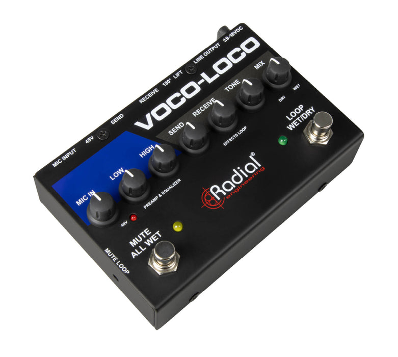 Radial Voco-Loco Mk2 Microphone Effects Switcher