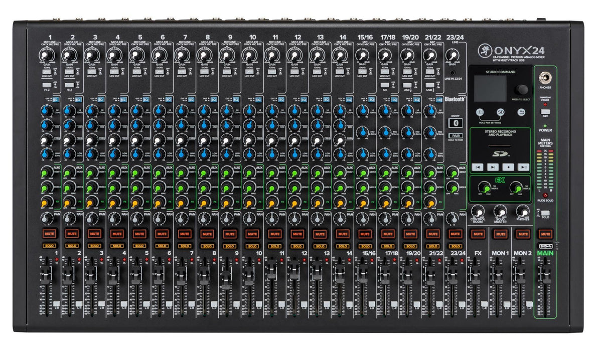 Mackie ONYX24 24-Channel Premium Analog Mixer w/ Multi-Track USB
