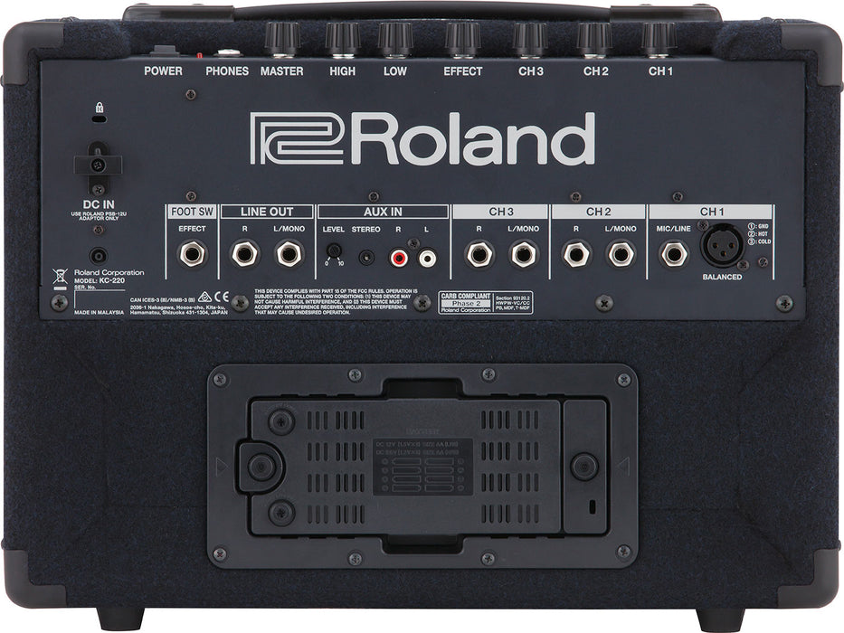 Roland KC-220 30 Watt Battery Powered Stereo Keyboard Amplifier