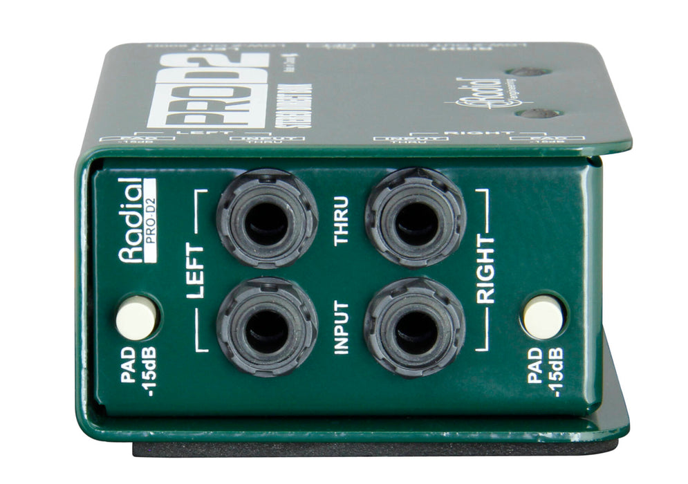 Radial Pro D2 Passive 2-Channel DI Box w/Eclipse XFMR