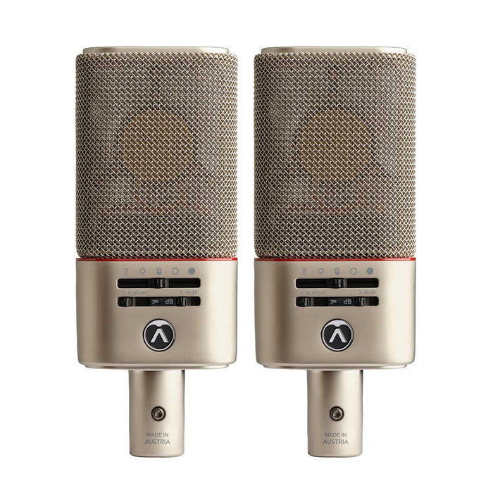 Austrian Audio OC818 Large Diaphragm Condenser Microphone with Multiple Polar Patterns Dual Set Plus, Black