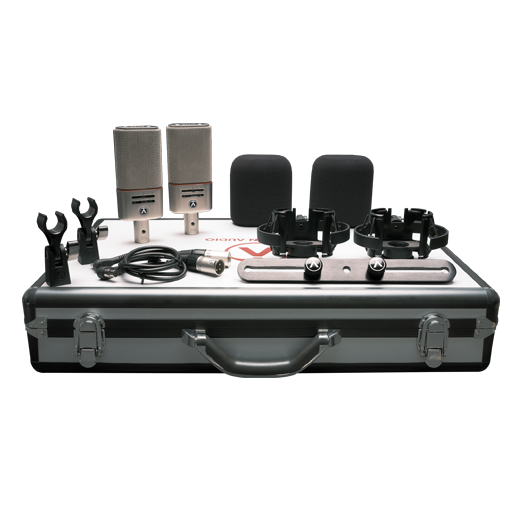 Austrian Audio OC818 Large Diaphragm Condenser Microphone with Multiple Polar Patterns Dual Set Plus, Black