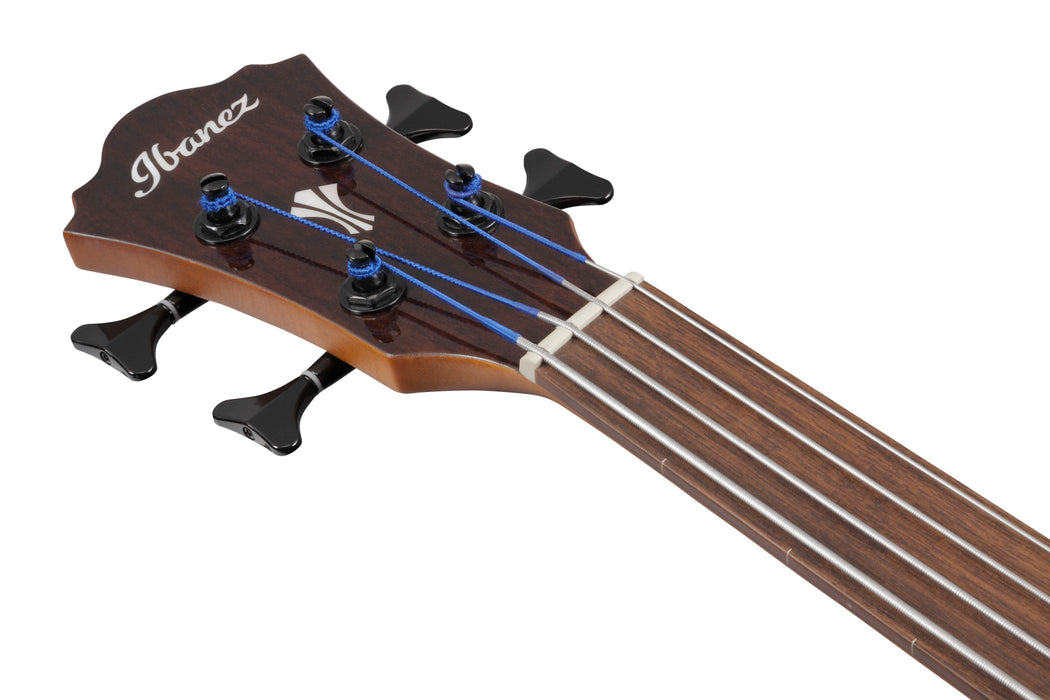 Ibanez AEGB24FE Acoustic Bass Guitar, Mahogany Sunburst High Gloss