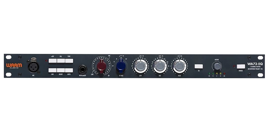 Warm Audio Single-Channel Microphone Preamplifier and Equalizer