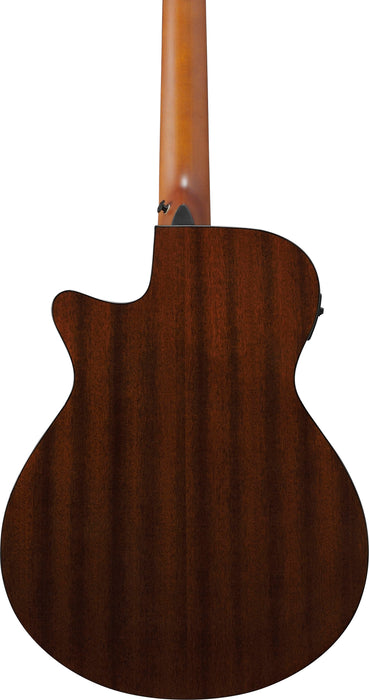 Ibanez AEGB24FE Acoustic Bass Guitar, Mahogany Sunburst High Gloss