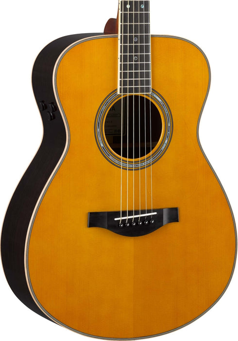 Yamaha LSTA Transacoustic Guitar w/Pro Gigbag, Vintage Tint
