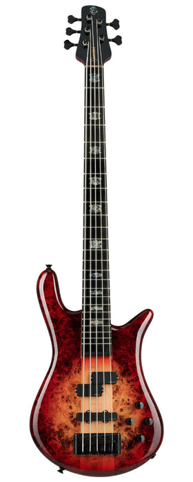 Spector Euro 5 Custom, Natural Red Burst Gloss