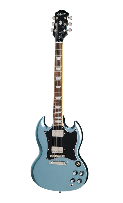 Epiphone SG Standard Electric Guitar w/Gig Bag, Pelham Blue