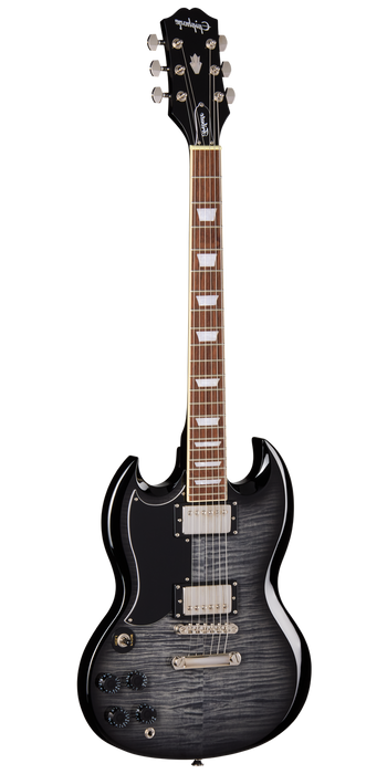 Epiphone SG Tribute Plus Electric Guitar Left-Handed, Translucent Ebony