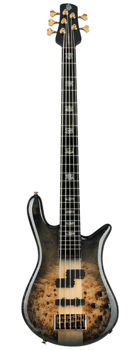 Spector Euro 5 Custom, Natural Black Burst