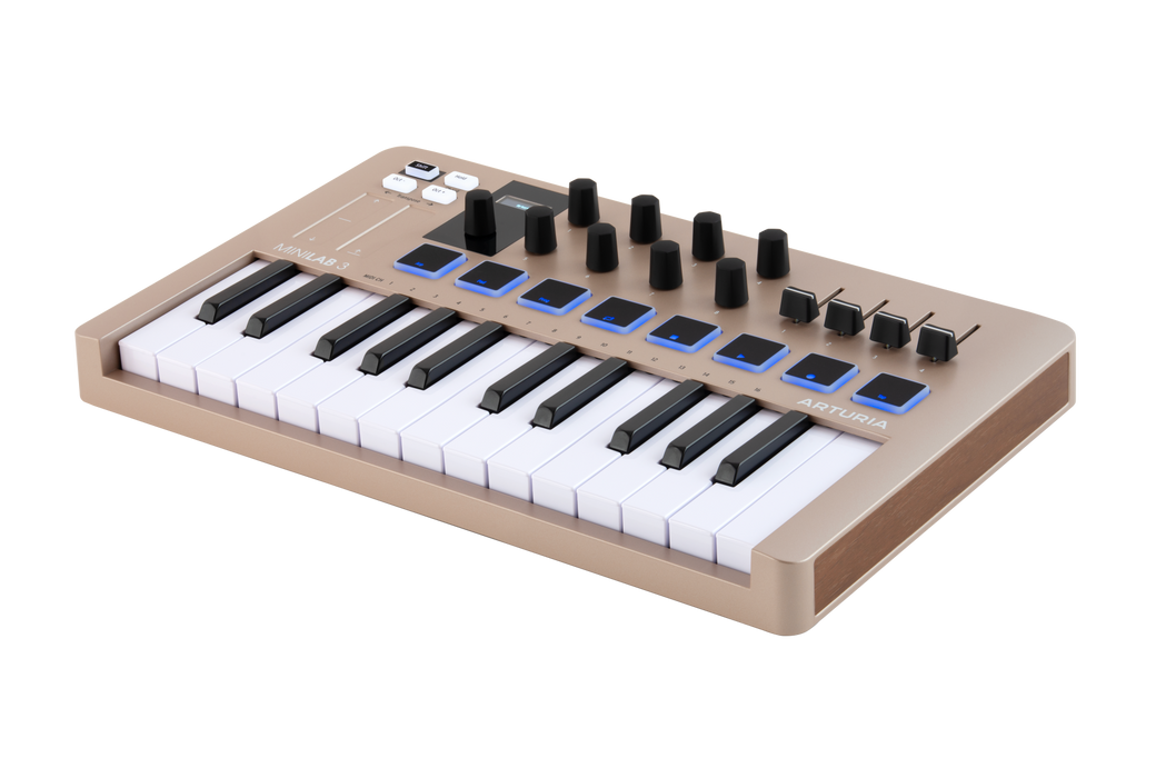 Arturia Limited Edition Portable 25-Key MIDI Controller, Champagne