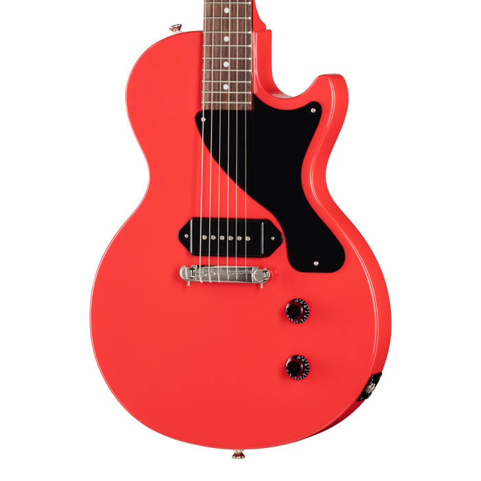 Epiphone Billie Joe Armstrong Les Paul Junior Guitare électrique avec étui rigide Rouge radiant