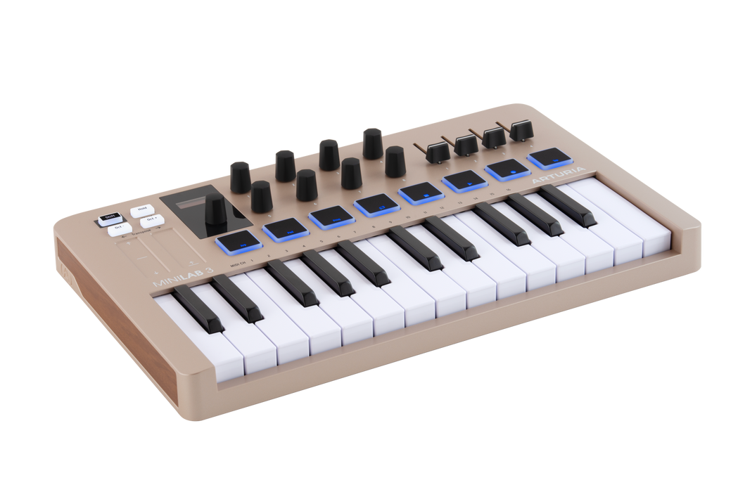 Arturia Limited Edition Portable 25-Key MIDI Controller, Champagne