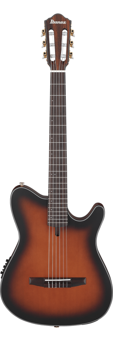 Ibanez Thinline Nylon Acoustic-Electric Guitar Brown Sunburst