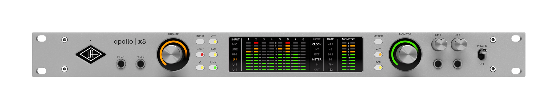 Universal Audio Apollo x8 Gen 2 Thunderbolt Audio Interface - Studio +