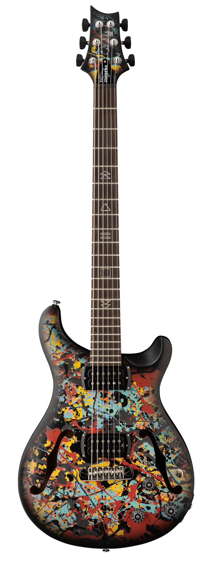 PRS SE Ed Sheeran Hollowbody Baritone Limited Edition, Comic
