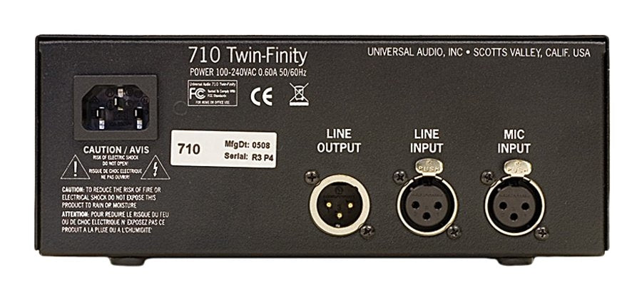Universal Audio - 710 Twin-Finity 1 Chan Mic Pre