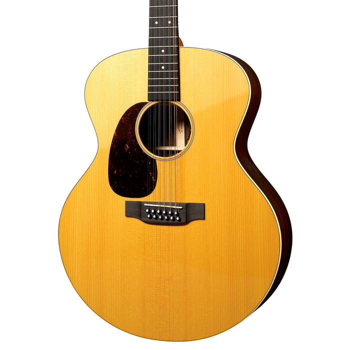 Martin Left-Handed Acoustic Guitar Grand J-16E 12 String w/Softshell