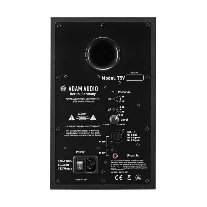 Adam Audio T5V Active Nearfield Monitor (Single)