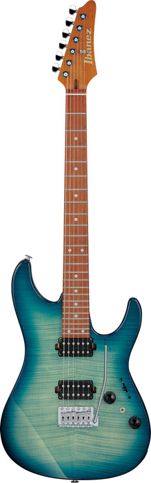 Ibanez AZ Standard 6-String Electric Guitar - Transparent Turquoise Burst