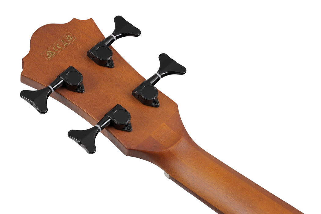 Ibanez AEGB24FE Acoustic Bass Guitar, Mahogany Sunburst High Gloss