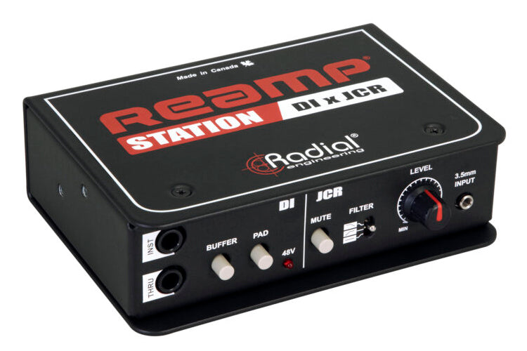 Radial Reamp Station  Combination Active Direct Box and Reamp JCR