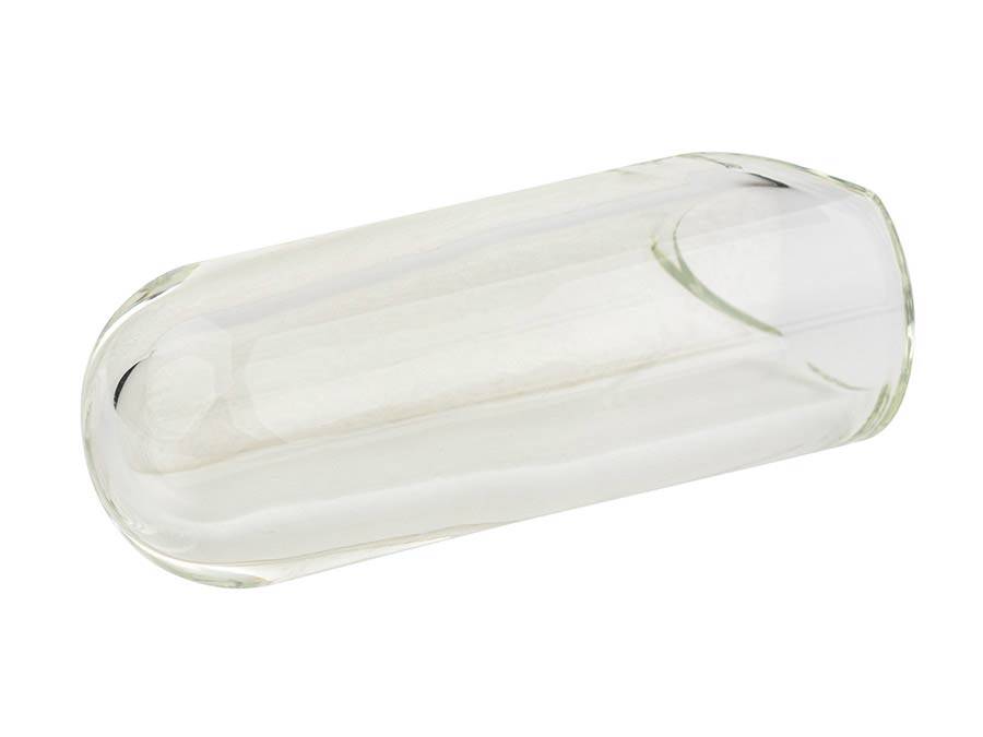 The Rock Slide slide Balltip moulé en verre transparent - médium