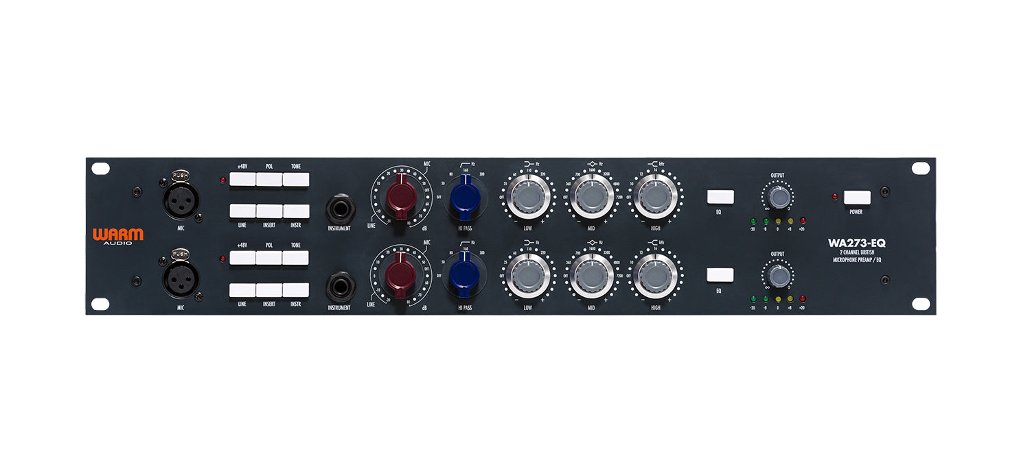 Warm Audio 2-channel Mic/Line/Instrument Preamp with 3-band EQ