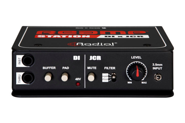 Radial Reamp Station  Combination Active Direct Box and Reamp JCR