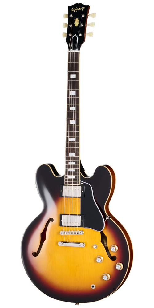 Epiphone Inspired by Gibson 1962 ES-335 Reissue, Vintage Burst à