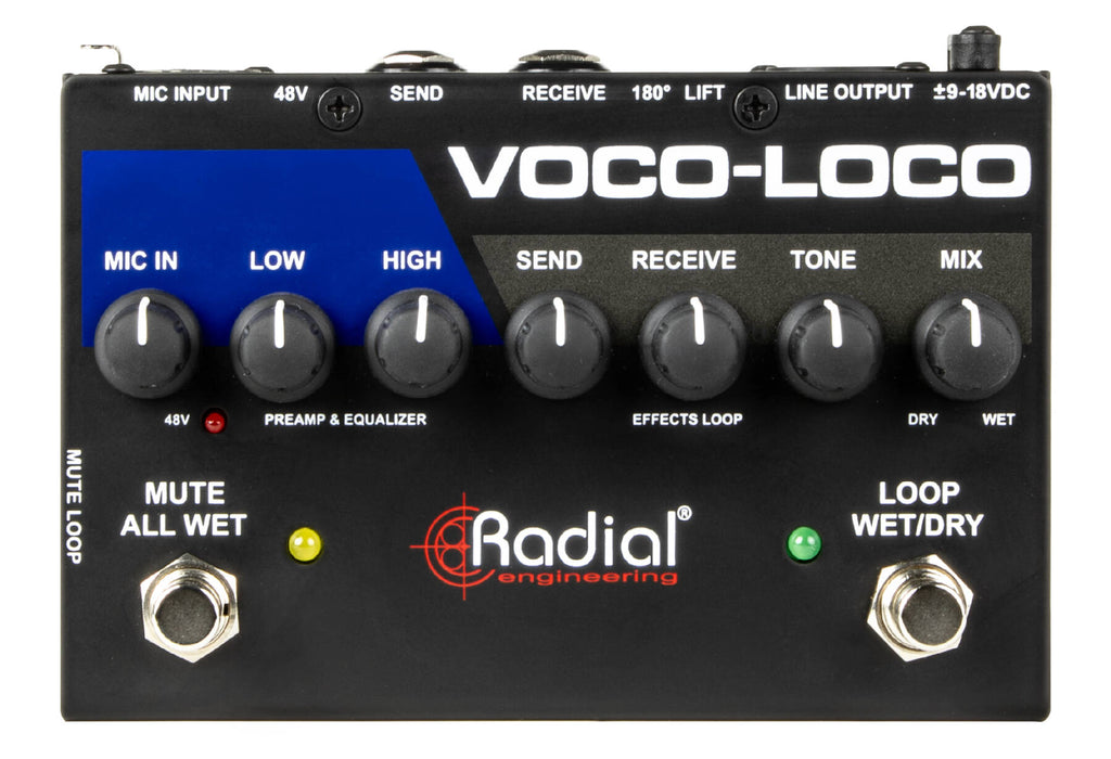 Radial Voco-Loco Mk2 Microphone Effects Switcher