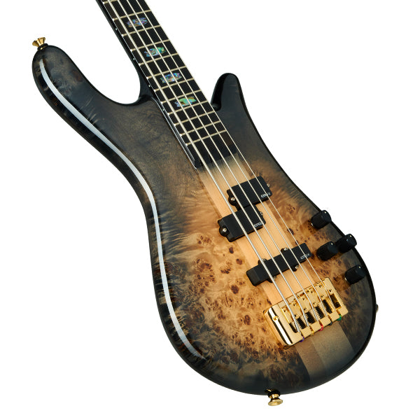 Spector Euro 5 Custom, Natural Black Burst