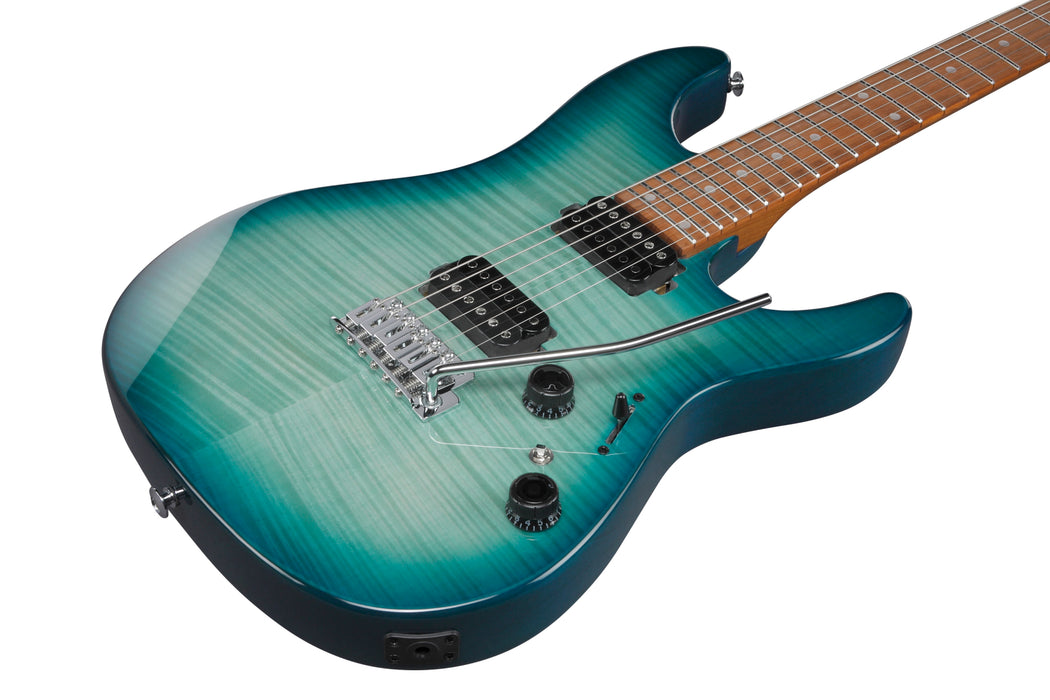 Ibanez AZ Standard 6-String Electric Guitar - Transparent Turquoise Burst