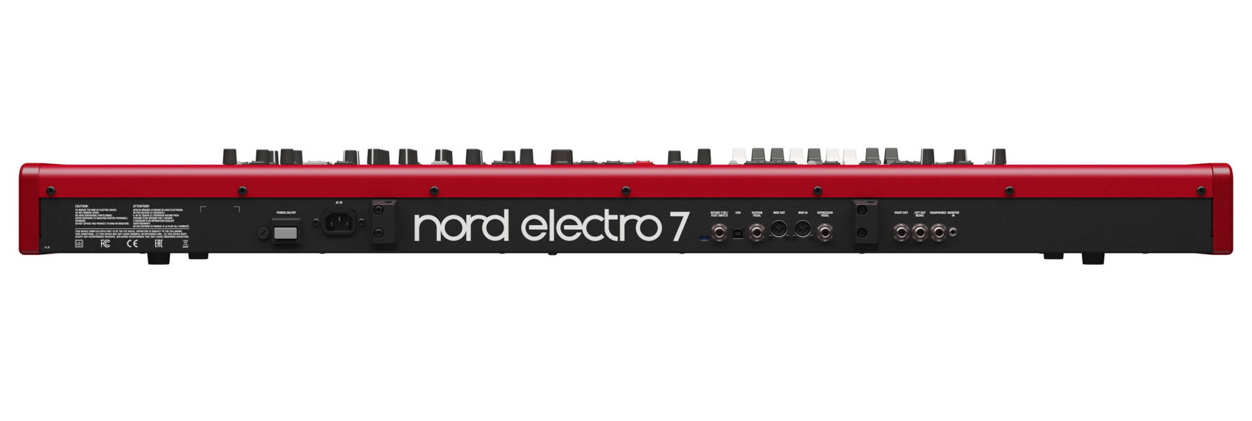 Nord Electro 7 73 avec touches cascade semi-lestées, piano de scène