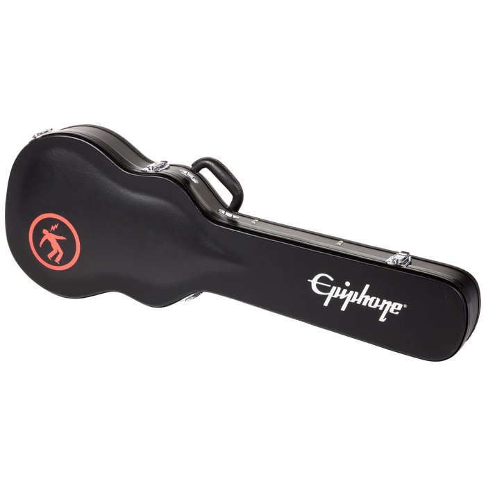 Epiphone Billie Joe Armstrong Les Paul Junior Guitare électrique avec étui rigide Rouge radiant