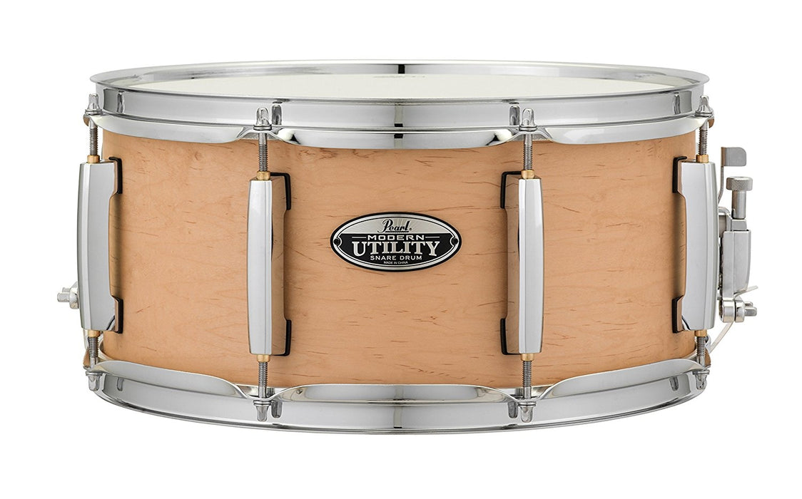 Pearl 14 X 6.5 Modern Utility Snare Drum #224, Matte Natural