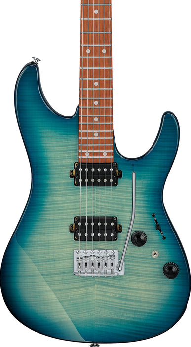 Ibanez AZ Standard 6-String Electric Guitar - Transparent Turquoise Burst