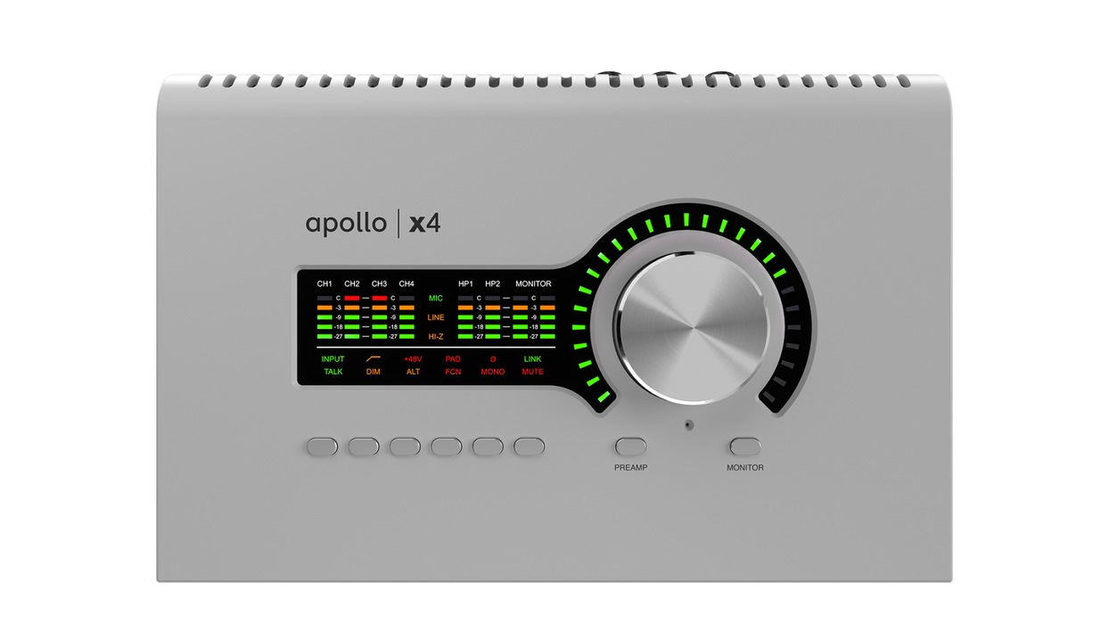Universal Audio Apollo x4 Gen 2 Thunderbolt Audio Interface - Studio+ Edition