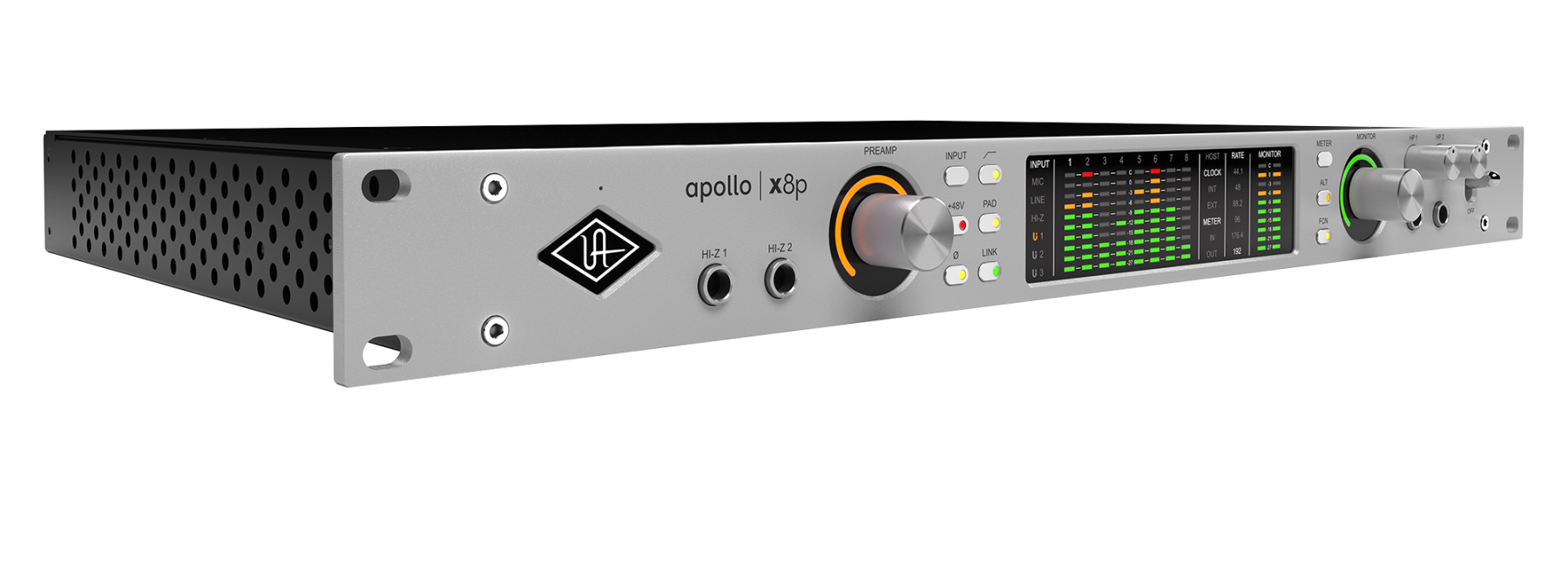 Universal Audio Apollo x8p Gen 2 Thunderbolt Audio Interface - Studio+