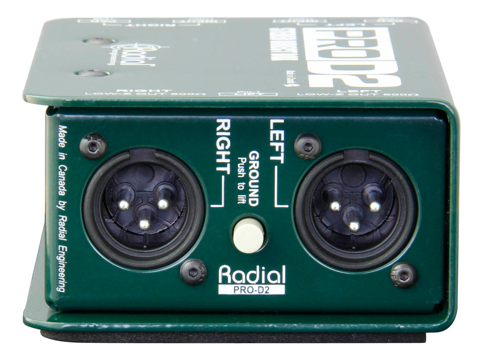Radial Pro D2 Passive 2-Channel DI Box w/Eclipse XFMR