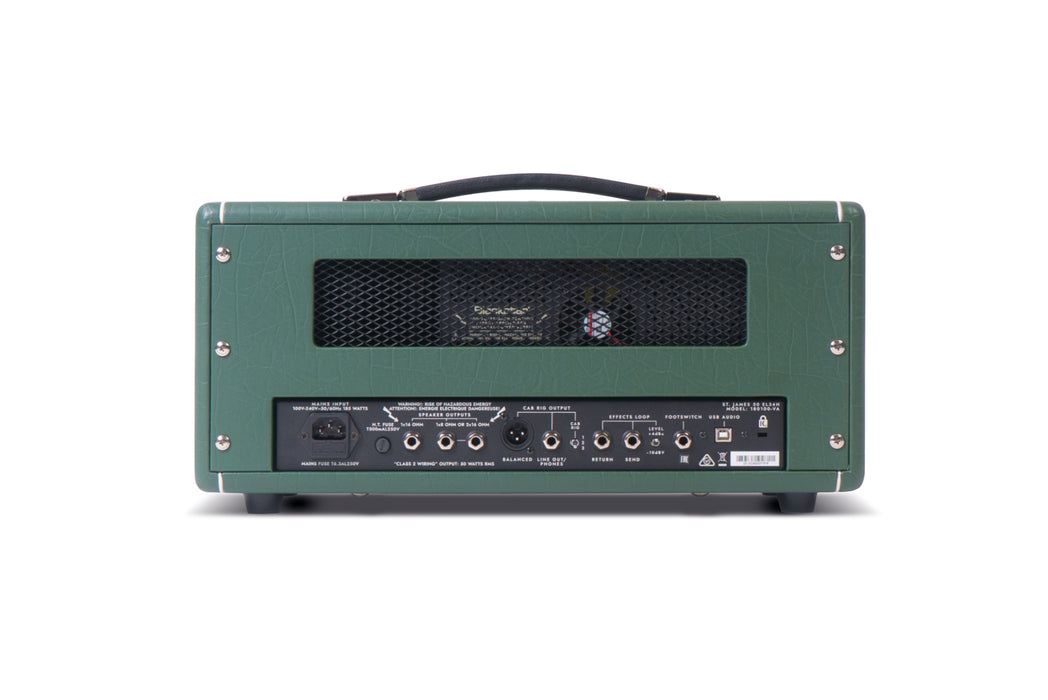 Blackstar JJN50 Jared James Nichols Guitar Amplifier Head 50W, Racing Green