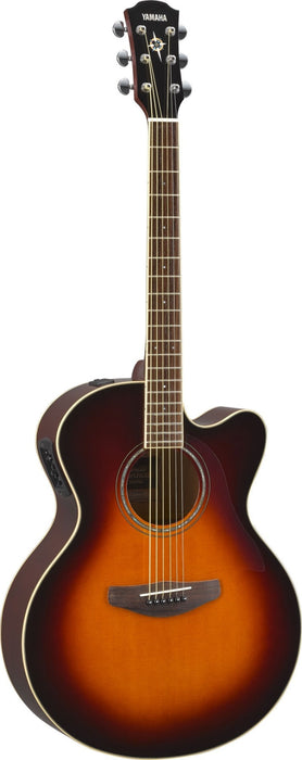 Yamaha CPX600 Acoustic Electric Guitar, Old Violin Sunburst