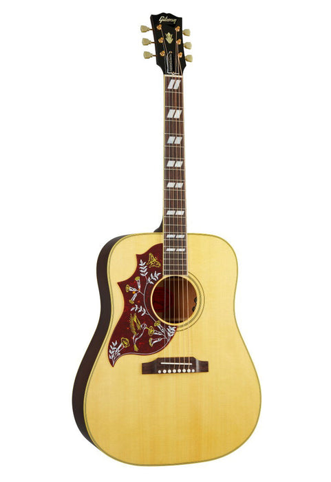 Gibson Hummingbird Original Left-Handed Acoustic/Electric Guitar w/Hardshell Case, Antique Natural